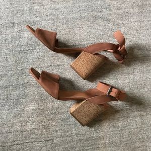 Madewell cork heels
